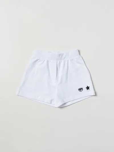 Chiara Ferragni Babies' Kurze Hose  Kinder Farbe Weiss In White