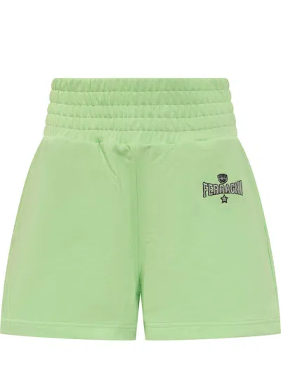 Chiara Ferragni Ferragni 191 Shorts In Green