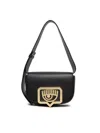 Chiara Ferragni Eyelike-plaque Shoulder Bag In Black