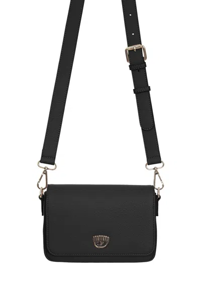 Chiara Ferragni Shoulder Bag In Black