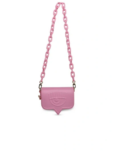 Chiara Ferragni Small 'eyelike' Pink Polyester Bag