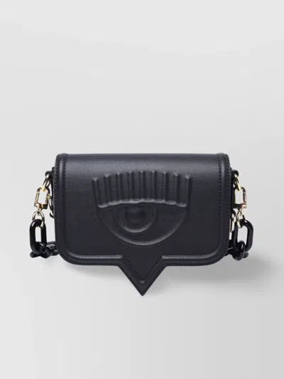 Chiara Ferragni Small 'eyelike' Shoulder Bag In Black