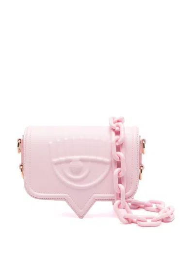 Chiara Ferragni Small Eyelike Shoulder Bag In Pink