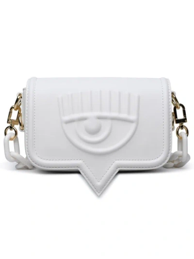Chiara Ferragni Small 'eyelike' White Polyester Bag