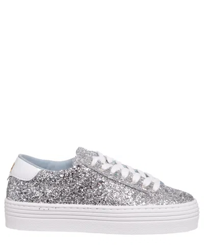 Chiara Ferragni Sneakers In Silver