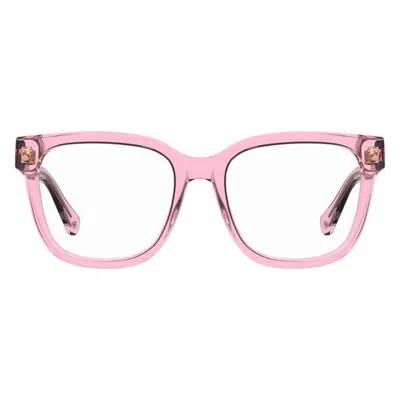 Chiara Ferragni Square Frame Glasses In 35j/18 Pink