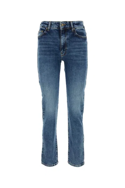 Chiara Ferragni Stretch Denim Jeans In Blue | ModeSens