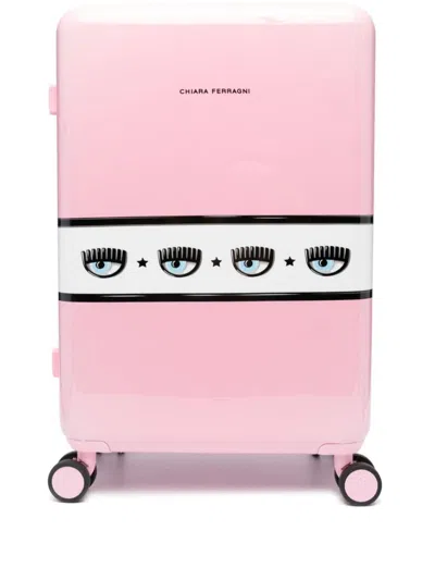 Chiara Ferragni Suitcases In Pink
