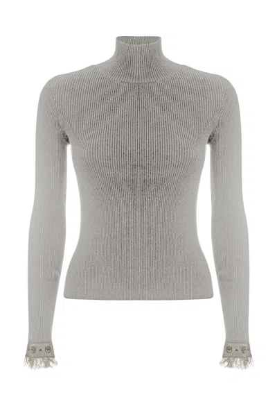 Chiara Ferragni Sweater In White