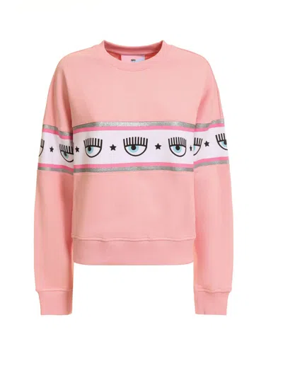 Chiara Ferragni Sweatshirt In Pink