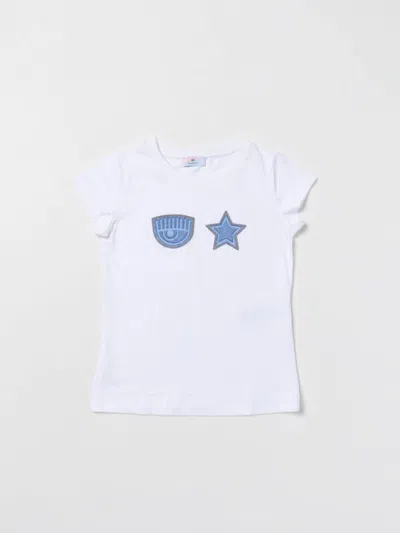 Chiara Ferragni Kids' T恤  儿童 颜色 白色 In White