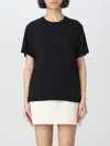 Chiara Ferragni Woman T-shirt Black Size M Cotton In Black