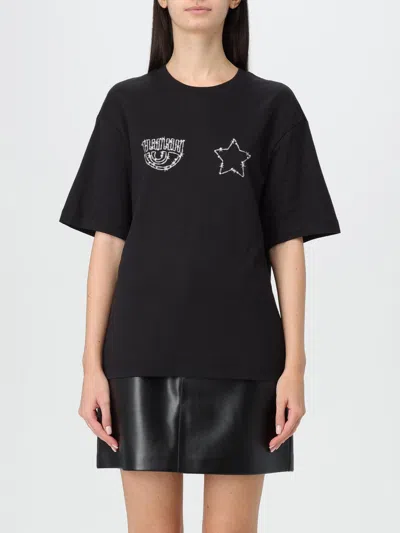 Chiara Ferragni Cotton T-shirt In Black