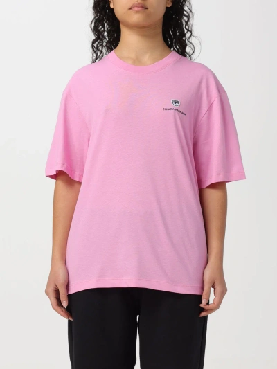 CHIARA FERRAGNI T-SHIRT CHIARA FERRAGNI WOMAN COLOR FUCHSIA,F28705007