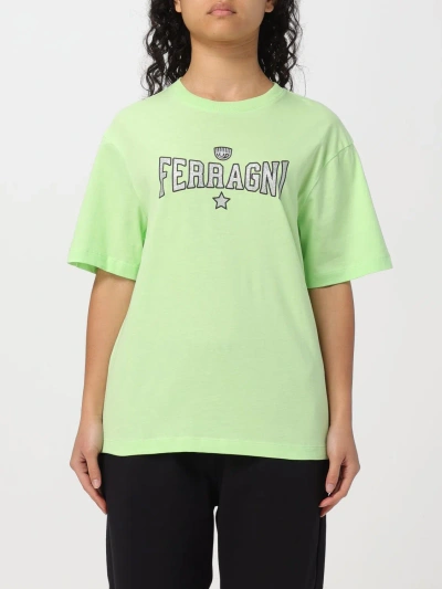 Chiara Ferragni T-shirt  Woman Colour Green