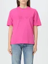 Chiara Ferragni Eyelike-embossed Cotton T-shirt In Violett