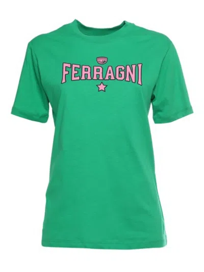 Chiara Ferragni T-shirts And Polos Green