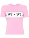 Shop Chiara Ferragni T-shirts And Polos In Pink