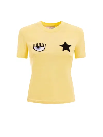 Chiara Ferragni T-shirts And Polos Yellow