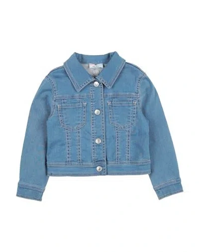 Chiara Ferragni Babies'  Toddler Girl Jacket Blue Size 3 Cotton, Elastane