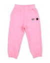 Chiara Ferragni Babies'  Toddler Girl Pants Pink Size 4 Cotton, Elastane