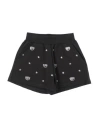 Chiara Ferragni Babies'  Toddler Girl Shorts & Bermuda Shorts Black Size 6 Cotton, Elastane