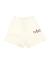 CHIARA FERRAGNI CHIARA FERRAGNI TODDLER GIRL SHORTS & BERMUDA SHORTS CREAM SIZE 6 COTTON, ELASTANE