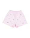 Chiara Ferragni Babies'  Toddler Girl Shorts & Bermuda Shorts Pink Size 7 Cotton, Elastane