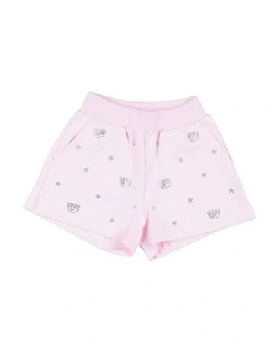 Chiara Ferragni Babies'  Toddler Girl Shorts & Bermuda Shorts Pink Size 6 Cotton, Elastane