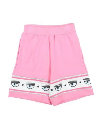 Chiara Ferragni Babies'  Toddler Girl Shorts & Bermuda Shorts Pink Size 7 Cotton, Elastane