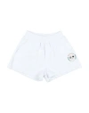 CHIARA FERRAGNI CHIARA FERRAGNI TODDLER GIRL SHORTS & BERMUDA SHORTS WHITE SIZE 6 COTTON, ELASTANE