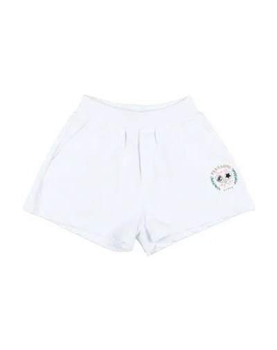 Chiara Ferragni Babies'  Toddler Girl Shorts & Bermuda Shorts White Size 6 Cotton, Elastane
