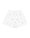 Chiara Ferragni Toddler Girl Shorts & Bermuda Shorts White Size 6 Cotton, Elastane In White