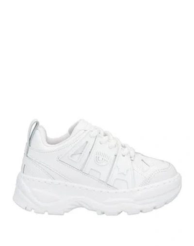 Chiara Ferragni Babies'  Toddler Girl Sneakers White Size 9.5c Soft Leather