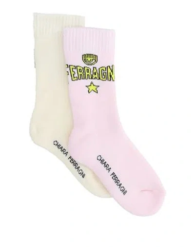 Chiara Ferragni Babies'  Toddler Girl Socks & Hosiery Pink Size 6 Cotton