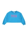 Chiara Ferragni Toddler Girl Sweatshirt Azure Size 6 Cotton, Elastane In Blue
