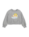 Chiara Ferragni Toddler Girl Sweatshirt Grey Size 6 Cotton, Elastane In Grey