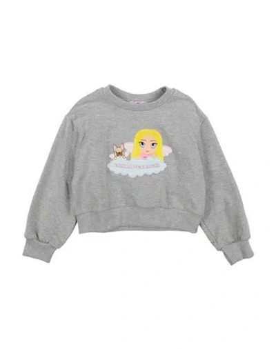 Chiara Ferragni Babies'  Toddler Girl Sweatshirt Grey Size 6 Cotton, Elastane