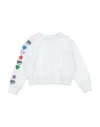 Chiara Ferragni Babies'  Toddler Girl Sweatshirt Off White Size 6 Cotton, Elastane