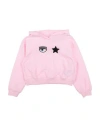 Chiara Ferragni Toddler Girl Sweatshirt Pink Size 6 Cotton, Elastane In Pink