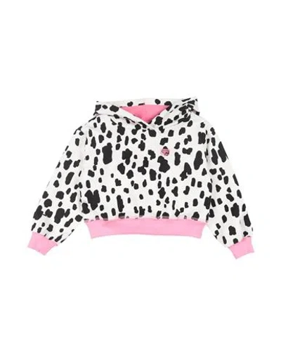 Chiara Ferragni Babies'  Toddler Girl Sweatshirt White Size 6 Cotton