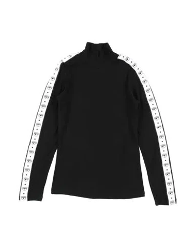 Chiara Ferragni Babies'  Toddler Girl T-shirt Black Size 6 Viscose, Elastane