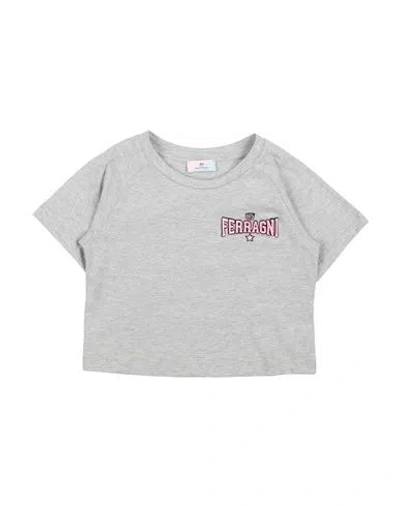 Chiara Ferragni Babies'  Toddler Girl T-shirt Light Grey Size 6 Cotton