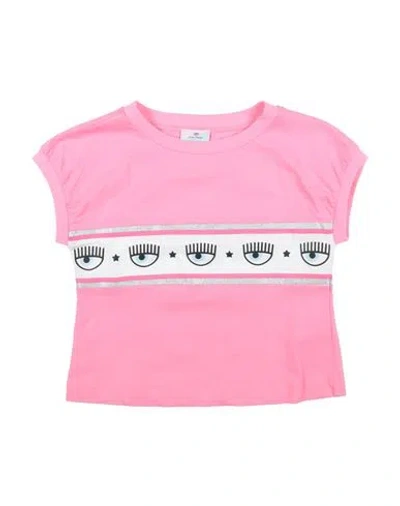 Chiara Ferragni Babies'  Toddler Girl T-shirt Pink Size 4 Cotton