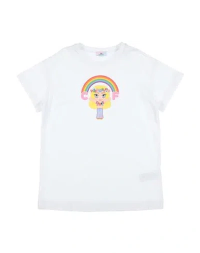 Chiara Ferragni Babies'  Toddler Girl T-shirt White Size 4 Cotton
