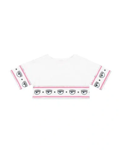 Chiara Ferragni Babies'  Toddler Girl T-shirt White Size 6 Cotton