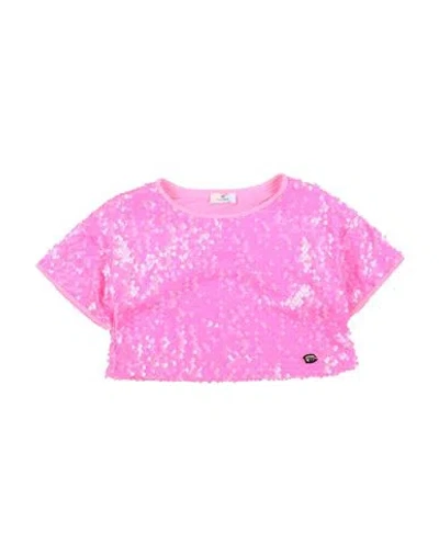 Chiara Ferragni Babies'  Toddler Girl Top Fuchsia Size 6 Polyester, Elastane In Pink