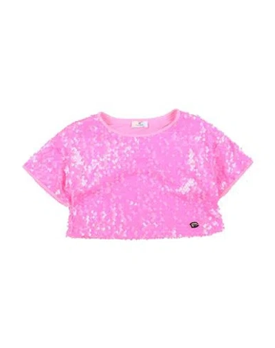 Chiara Ferragni Toddler Girl Top Fuchsia Size 6 Polyester, Elastane In Pink
