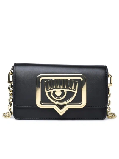 Chiara Ferragni Tracolla Eyelike Buckle In Black