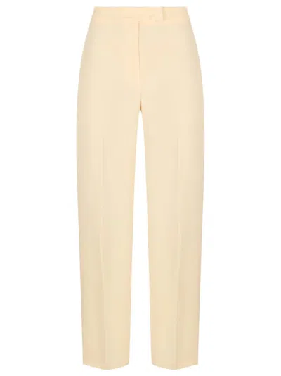 Chiara Ferragni Trousers In White